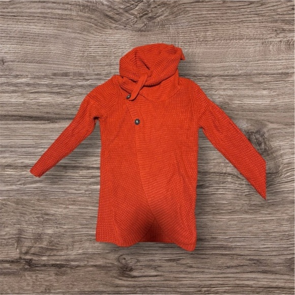 SHEIN Orange Crew Neck Sweater - Picture 1 of 4